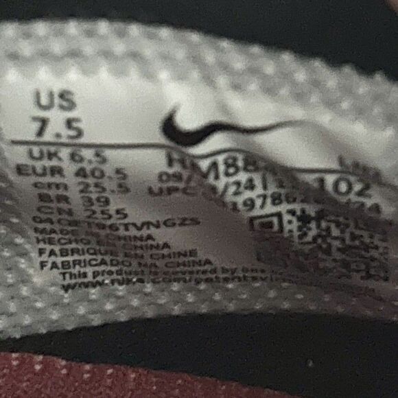 Nike Vapor Speed 3 “White Team Crimson” Men’s Size 7.5-9 Football Cleats - Picture 8 of 9